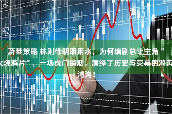 蔚莱策略 林则徐明明用水，为何编剧总让主角“火烧鸦片”，一场虎门销烟，演绎了历史与荧幕的鸿沟！
